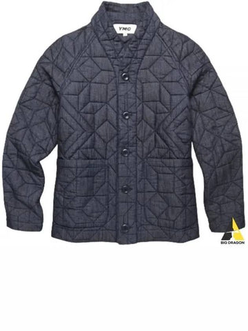 QUILTED ERKIN JACKET INDIGO P5TAF Y011 - YMC - BALAAN 1