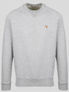 Fox Head Patch Classic Sweatshirt Grey Melange - MAISON KITSUNE - BALAAN 2