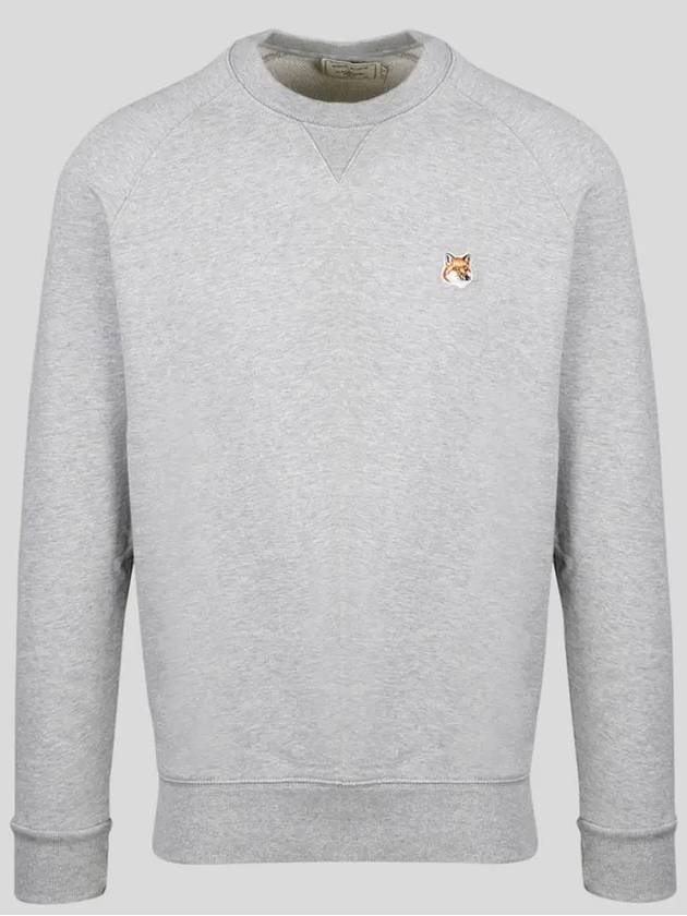 Fox Head Patch Classic Sweatshirt Grey Melange - MAISON KITSUNE - BALAAN 2