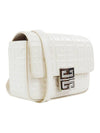 4G Box Small Cross Bag White - GIVENCHY - BALAAN 4