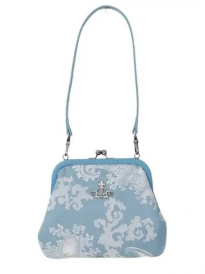 ORB Cotton Shoulder Bag Blue Coral - VIVIENNE WESTWOOD - BALAAN 2