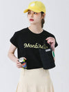 Artwork loose fit sleeveless t-shirt BLACK - MONBIRDIE GOLF - BALAAN 3