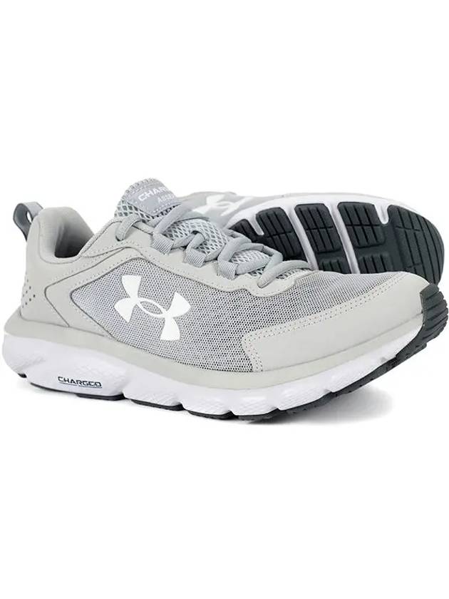 Men's Charged Assert 9 Low Top Sneakers Grey - UNDER ARMOUR - BALAAN 3