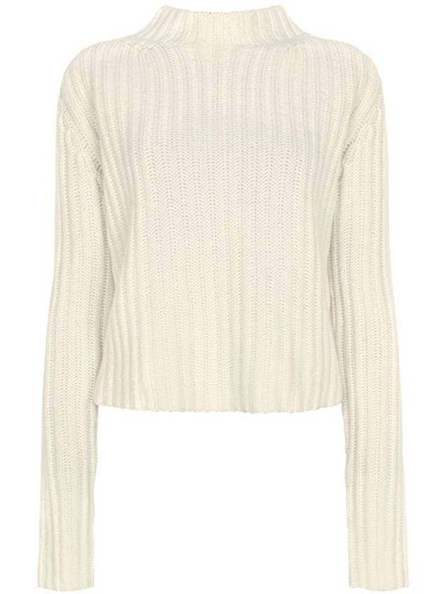 Ivory Alloa Wool Cashmere Knit ALOA 001 00348 - MAX MARA - BALAAN 1