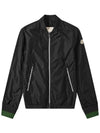 Normandine Logo Nylon Windbreaker Black - MONCLER - BALAAN 3