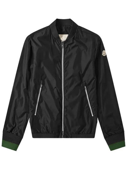 Normandin Logo Nylon Windbreaker Black - MONCLER - BALAAN 2