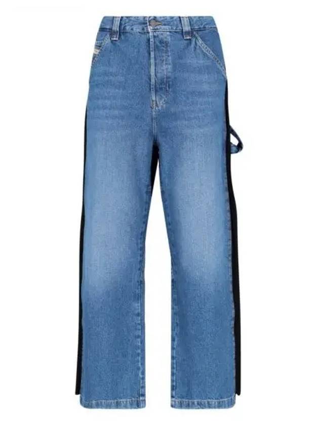 D-Livery Mid-Rise Straight Leg Jeans Blue - DIESEL - BALAAN 2