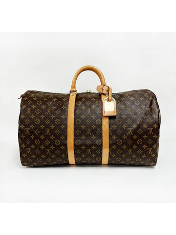 Monogram Keepall 55 Boston Golf Travel Bag - LOUIS VUITTON - BALAAN 1