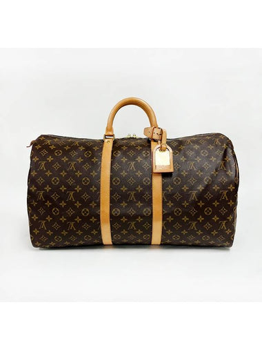 Monogram Keepall 55 Boston Golf Travel Bag - LOUIS VUITTON - BALAAN 1