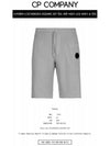 Men's Lens Wappen Bermuda Shorts Grey - CP COMPANY - BALAAN 3