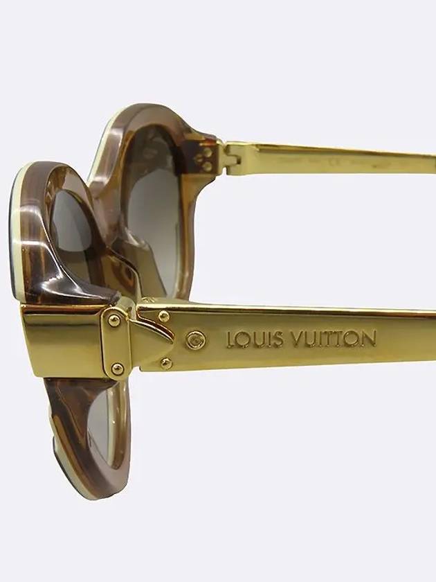 Z0487E Brown Petit Soupcorn Cat s Eye Sunglasses - LOUIS VUITTON - BALAAN 5