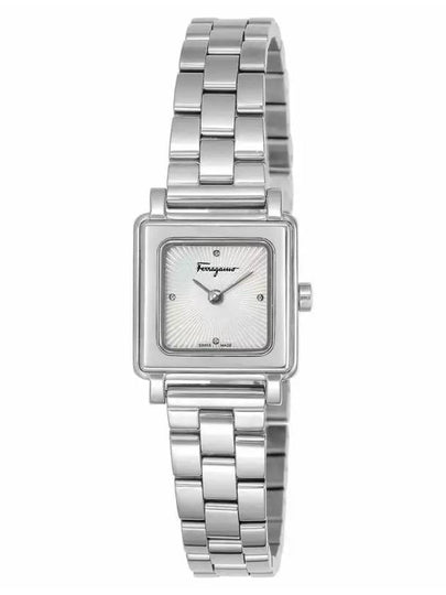 Women’s Metal Square Watch Silver - SALVATORE FERRAGAMO - BALAAN 2