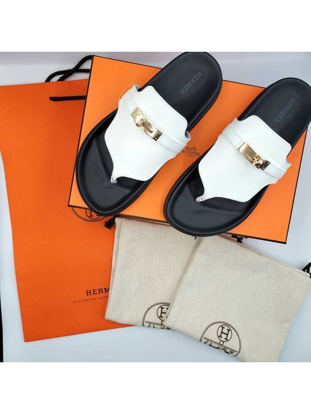 Empire Sandals Blanc - HERMES - BALAAN 9