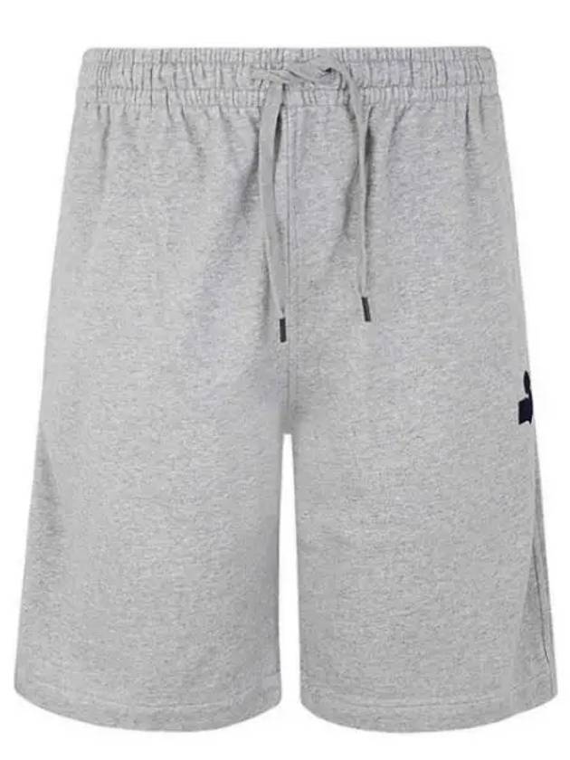 Mahelo Logo Shorts Grey - ISABEL MARANT - BALAAN 2