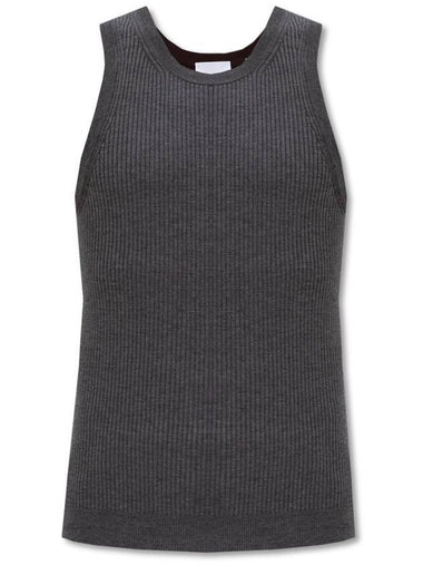 Merino Wool Tank Top Sleeveless - BURBERRY - BALAAN 1