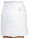 Women's Padded H-Line Skirt White - HORN GARMENT - BALAAN 11