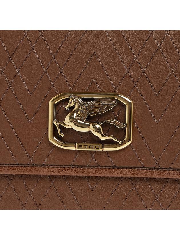 Pegasus Chevron Shoulder Bag Brown - ETRO - BALAAN 8