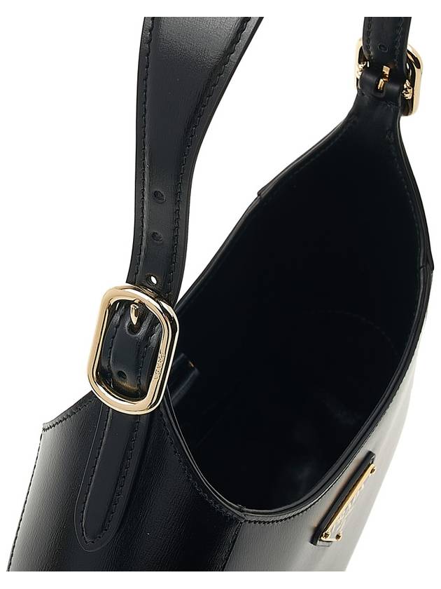 Medium Leather Shoulder Bag Black - PRADA - BALAAN 9