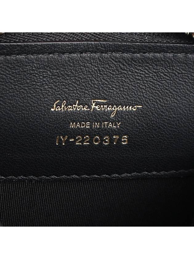 Salvatore Gancini phone case black - SALVATORE FERRAGAMO - BALAAN 10