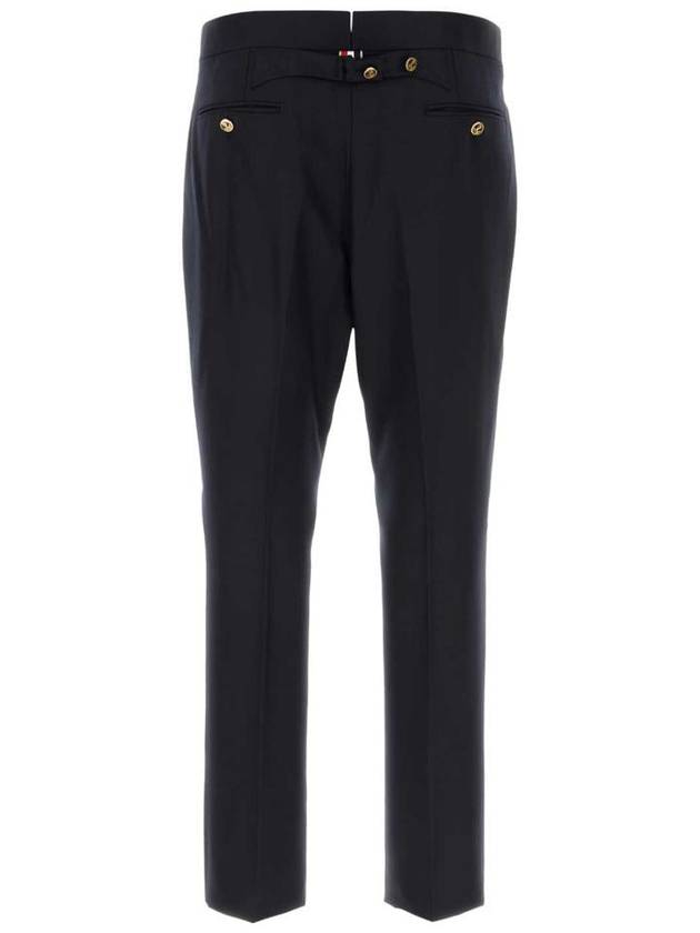 Super 120S Twill Classic Backstrap Trouser Pants Navy - THOM BROWNE - BALAAN 3