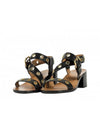 EYELETS Resort Leather Sandals - CELINE - BALAAN 1