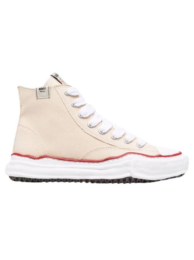 Peterson OG Sole Canvas High Top Sneakers Ivory - MIHARA YASUHIRO - BALAAN 1