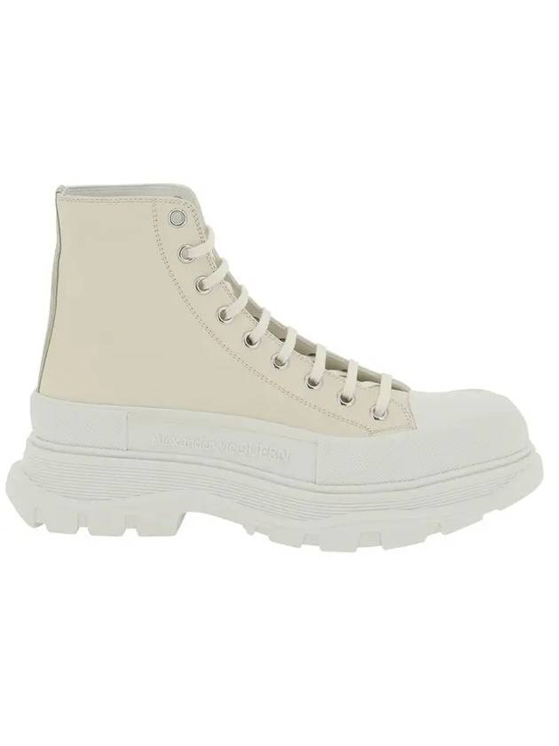 Tread Slick High Top Sneakers Beige - ALEXANDER MCQUEEN - BALAAN 1