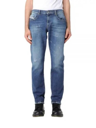 Straight Denim Jeans Blue - DIESEL - BALAAN 2