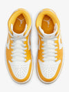 Air Jordan 1 Mid Top Sneakers University Gold Yellow - NIKE - BALAAN 5