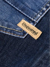 Men's Distressed Slim Fit Jeans Blue - DSQUARED2 - BALAAN 8