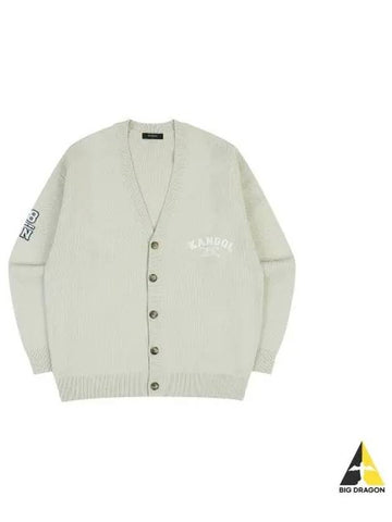 College Varsity Cardigan 1889 Ecru - KANGOL - BALAAN 1