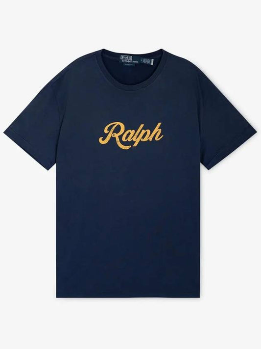 Men s Ralph Blue Short Sleeve T Shirt 710936401 001 - POLO RALPH LAUREN - BALAAN 2