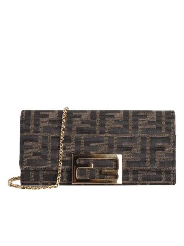 FENDI BAGUETTE CONTINENTAL WALLET WITH CHAIN - FENDI - BALAAN 1