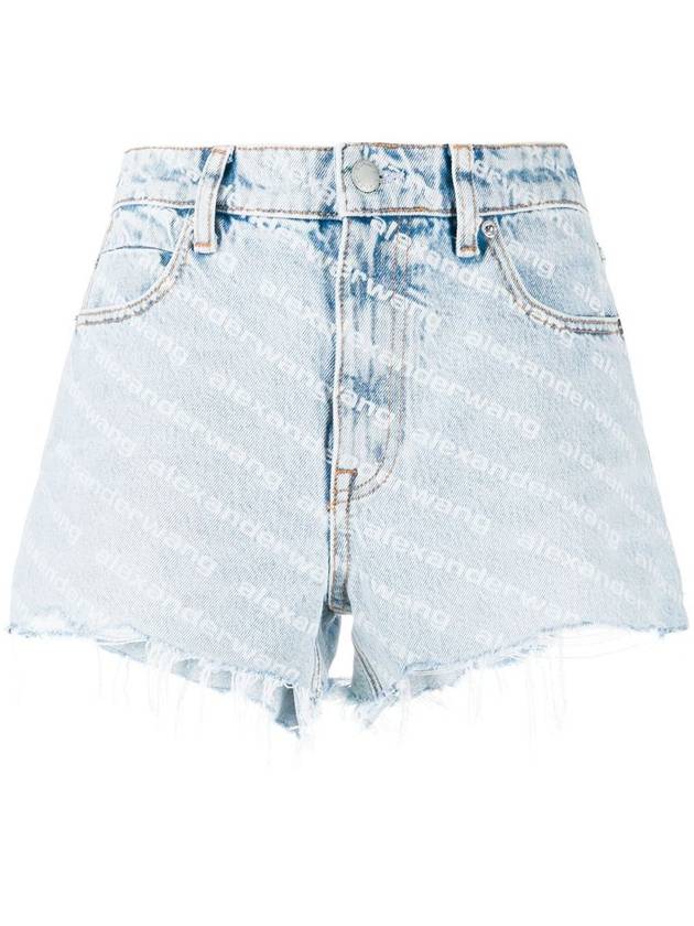 Alexander Wang Logo Print Shorts Clothing - ALEXANDER WANG - BALAAN 1