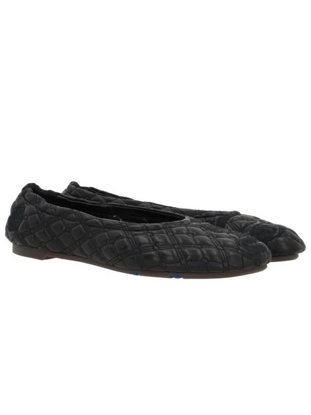 Quilted Leather Ballerinas Black - BURBERRY - BALAAN 3