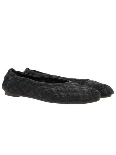 Quilted Leather Ballerinas Black - BURBERRY - BALAAN 2