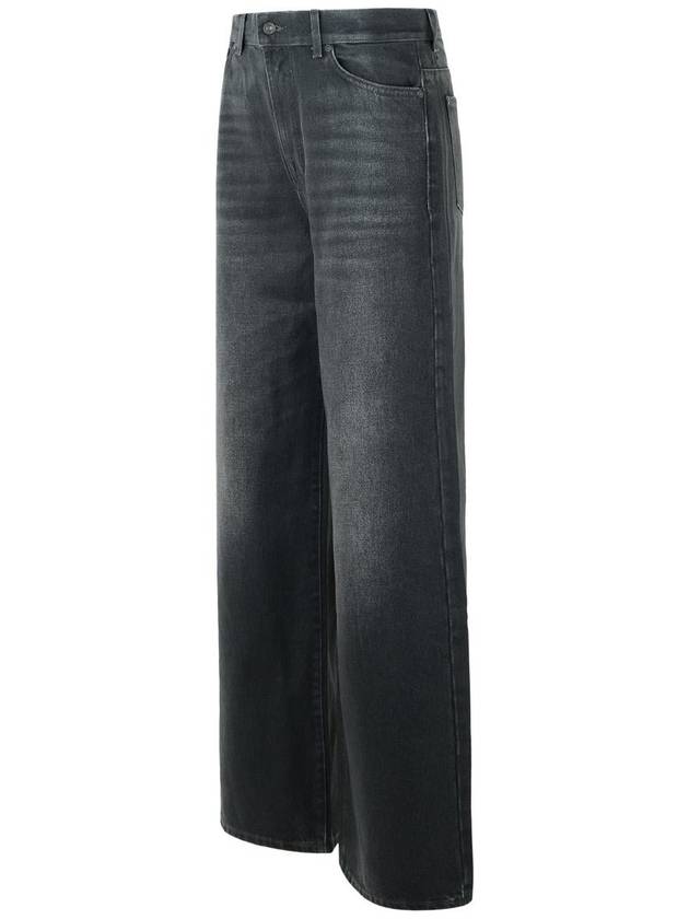 7 For All Mankind 'Liquorice' Black Denim Jeans - 7 FOR ALL MANKIND - BALAAN 2