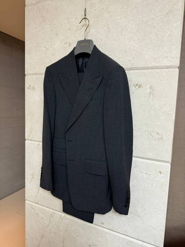 Shelton fit dark gray suit 46 - TOM FORD - BALAAN 4