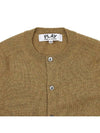 Women's Wool Cardigan P1N091 CAMEL - COMME DES GARCONS - BALAAN 3