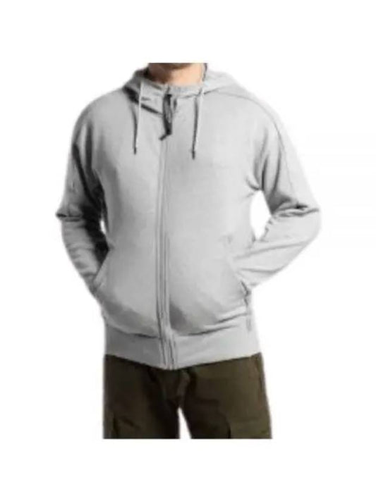 Diagonal Raised Fleece Goggles Hooded Jacket Grey - CP COMPANY - BALAAN 2