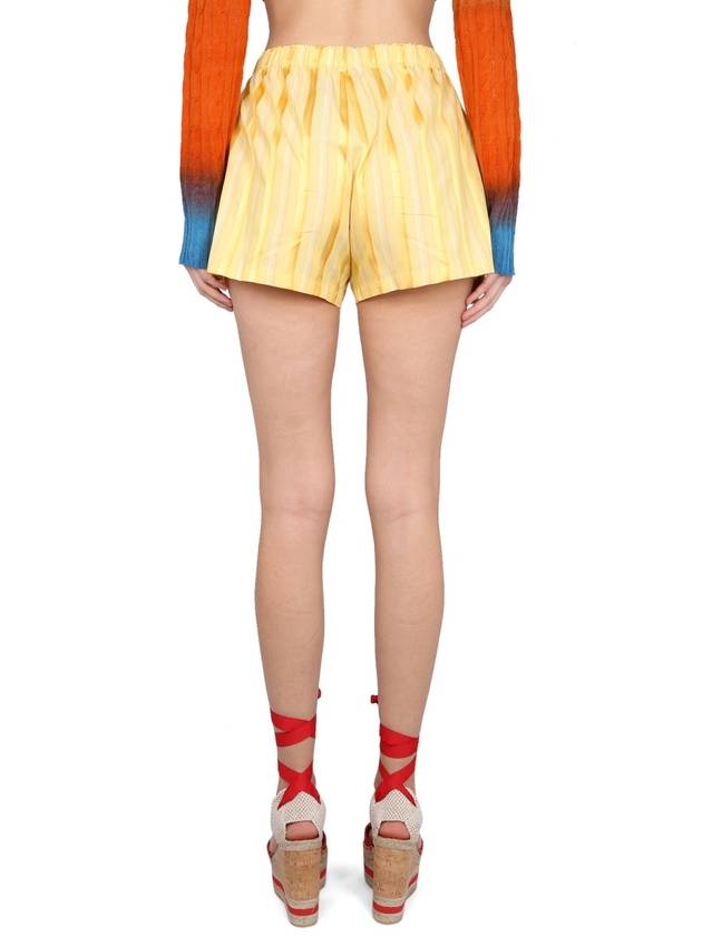 embroid logo striped shorts yellow - ETRO - BALAAN 4