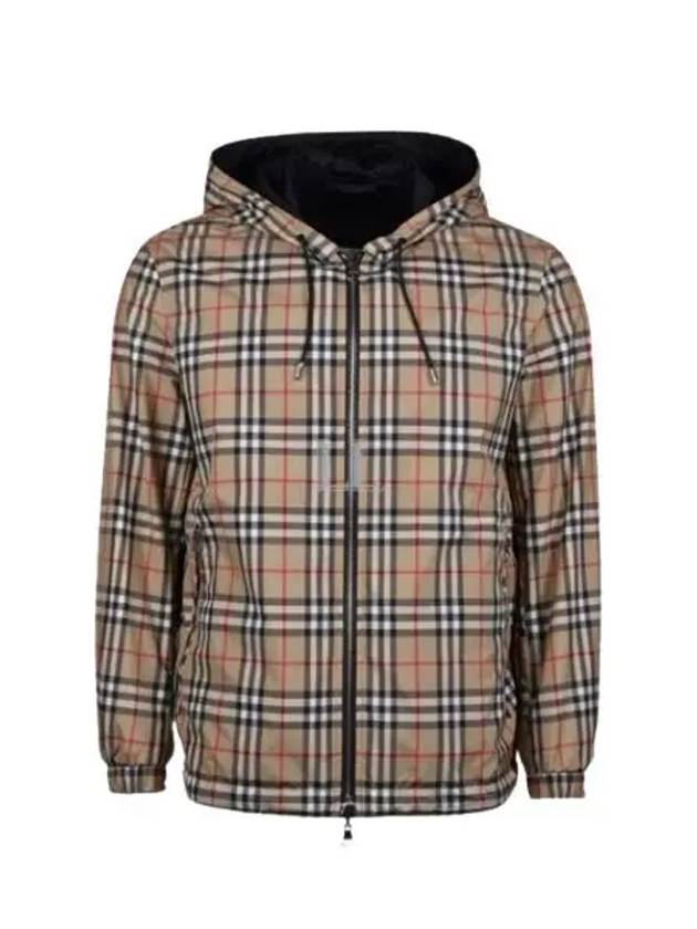 Reversible Vintage Check Hooded Jacket Archive Beige - BURBERRY - BALAAN 2