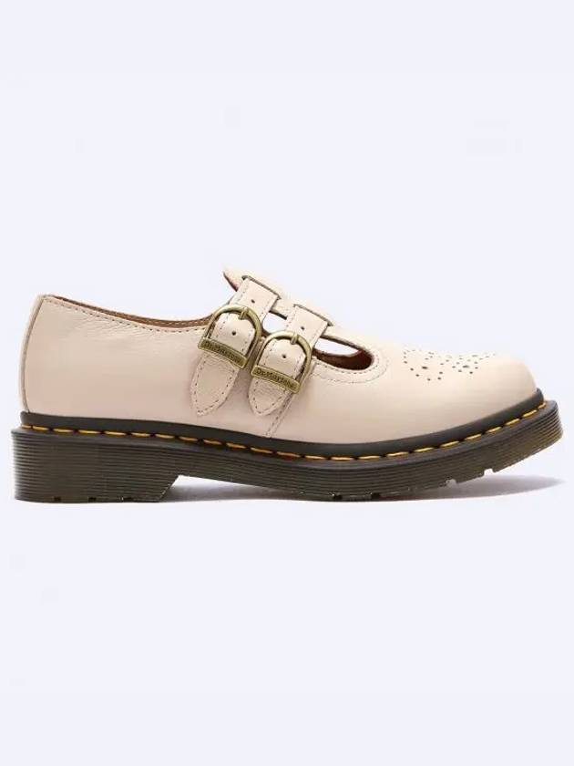 Virginia Leather Mary Jane Loafer Beige - DR. MARTENS - BALAAN 2