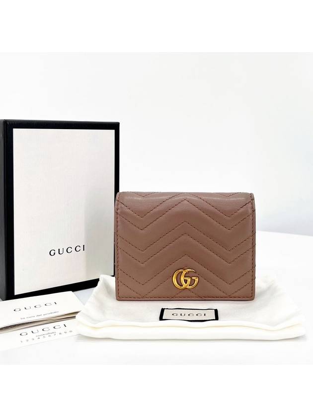 GG Marmont Matelasse Women s Card Wallet 443125 - GUCCI - BALAAN 2