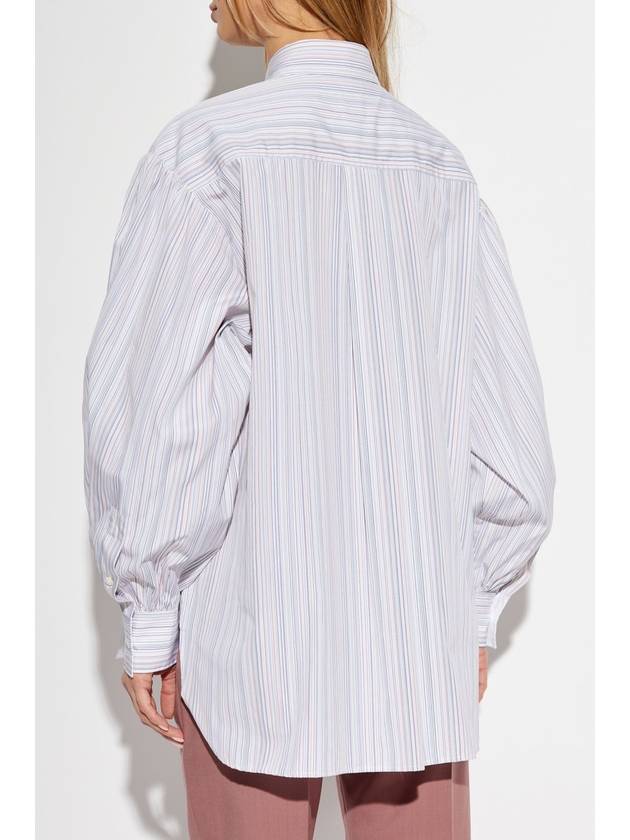 Paul Smith Shirt With Striped Pattern, Women's, Light Blue - PAUL SMITH - BALAAN 4