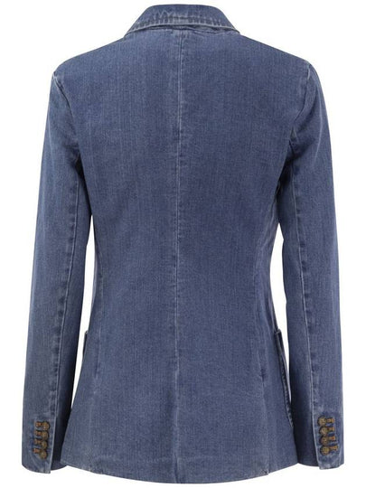 Double-breasted denim blazer - POLO RALPH LAUREN - BALAAN 2