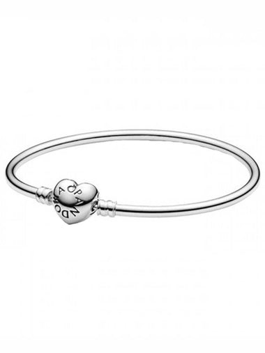 Moments Heart Bangle Bracelet Silver - PANDORA - BALAAN 1