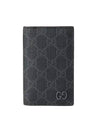 GG Supreme Bordeaux Interior Long Card Wallet Black - GUCCI - BALAAN 1