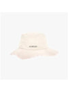 Artichaut Frayed Expedition Bucket Hat Off White - JACQUEMUS - BALAAN 3