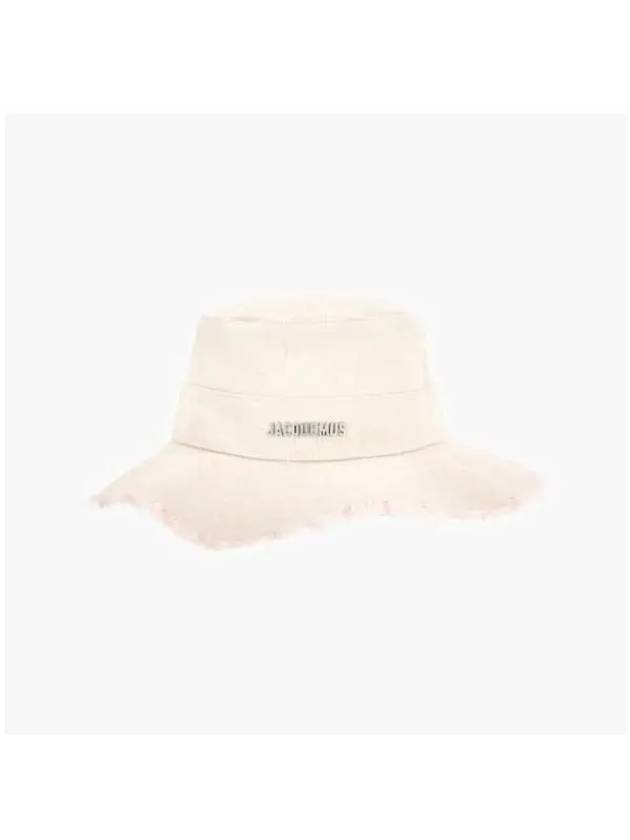 Artichaut Frayed Expedition Bucket Hat Off White - JACQUEMUS - BALAAN 3